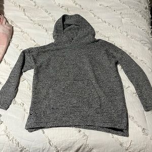 Simple black hoodie pull over